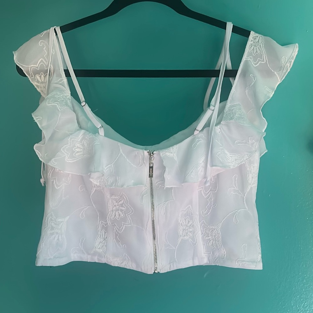 Guess ss Allegra top pure white